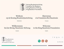 Tablet Screenshot of koningboudewijnstichting.com